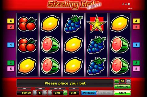 Sizzling Hot Deluxe Online kostenlos spielen